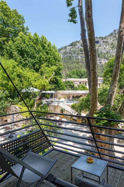 Terrasse, Hôtel 3 étoiles Luberon, Hôtel du Poète 